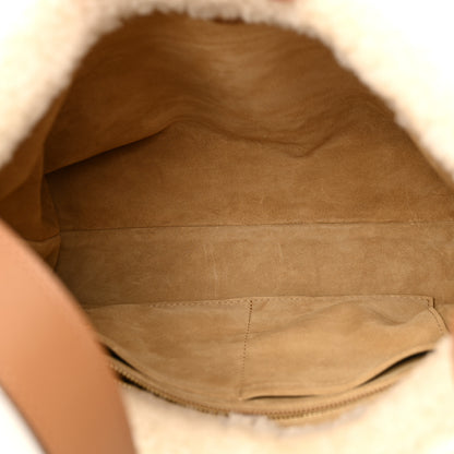 Louis Vuitton Suede Mahina CarryAll PM Beige 5 of 10