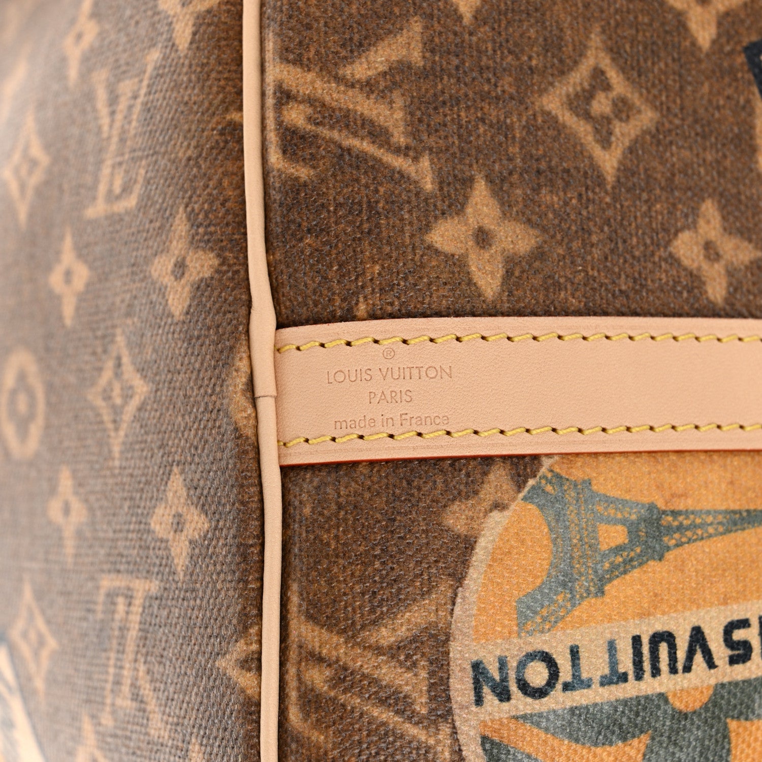Louis Vuitton Monogram Hotel Labels Speedy Bandouliere 30 10 of 12