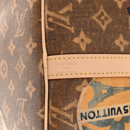 Louis Vuitton Monogram Hotel Labels Speedy Bandouliere 30 10 of 12
