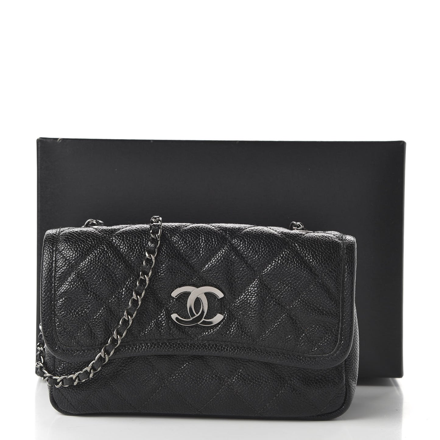 Caviar Small Natural Beauty Flap Black