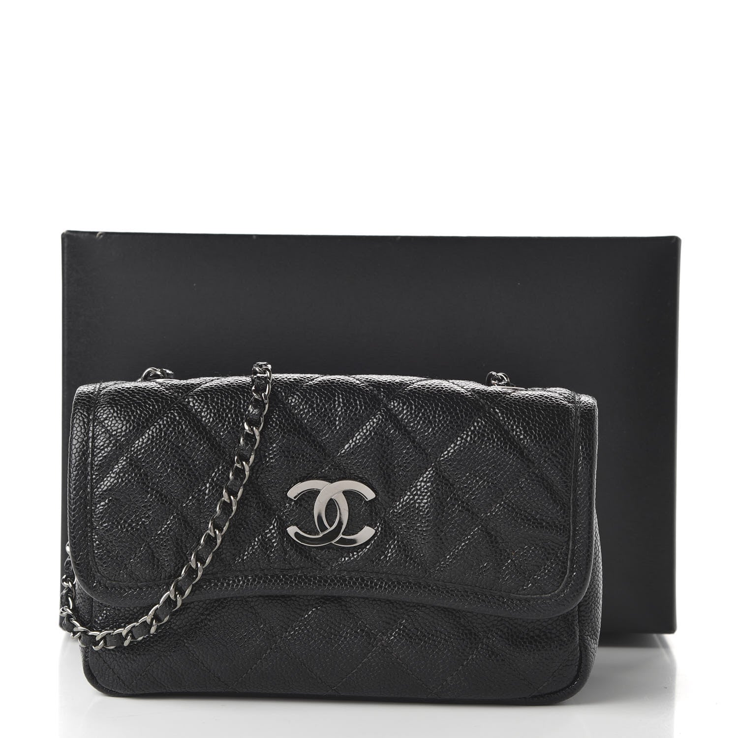 Chanel Caviar Small Natural Beauty Flap Black 11 of 11