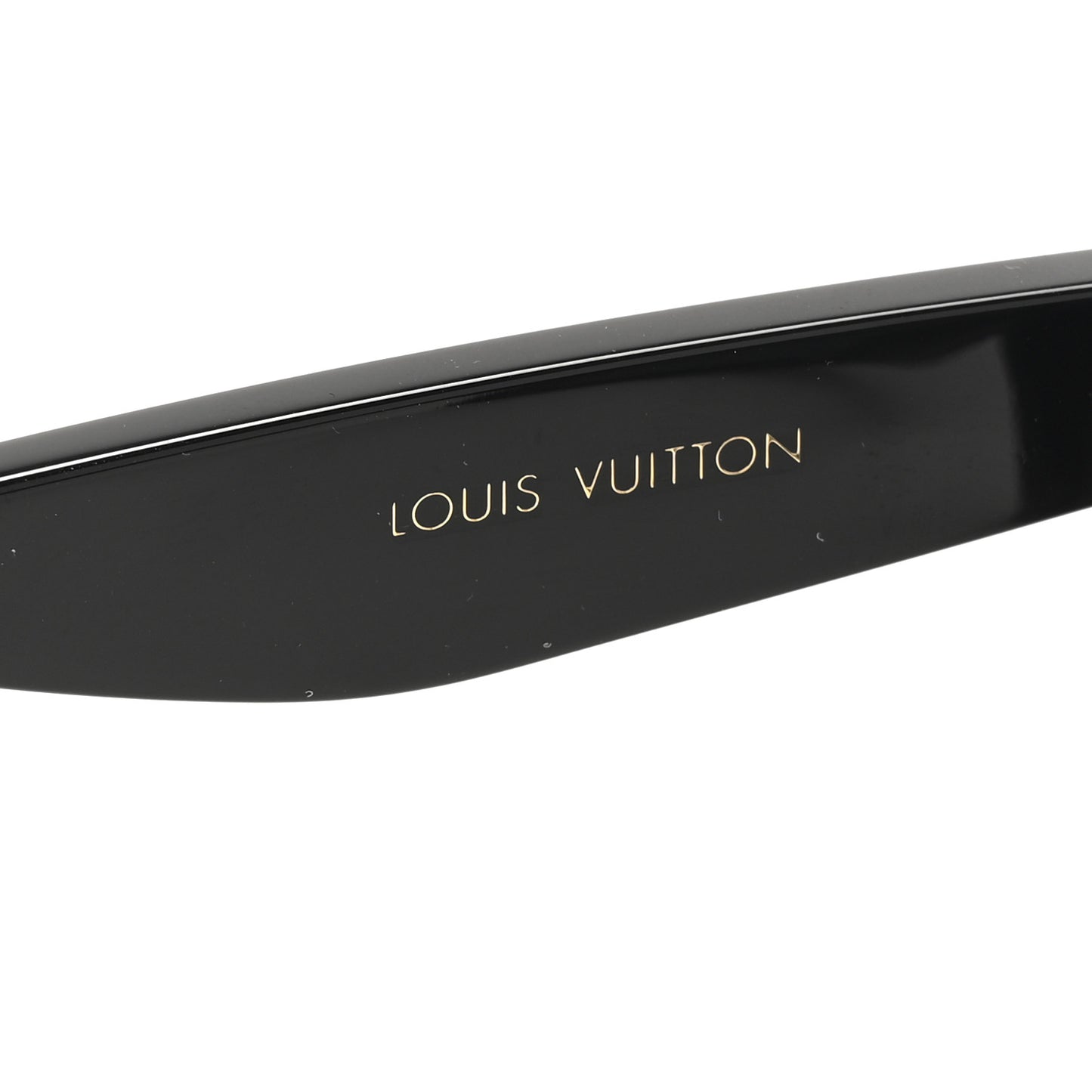 LV Script Square Sunglasses Z2970W Black
