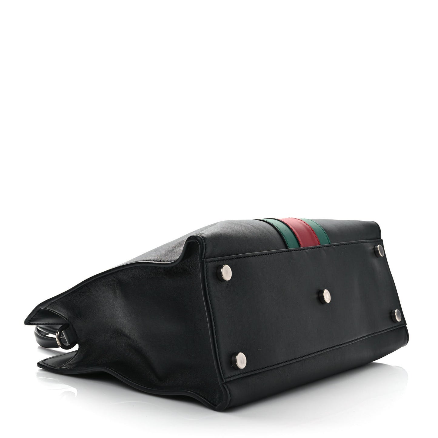 Calfskin Web Medium Dionysus Tote Bag Black