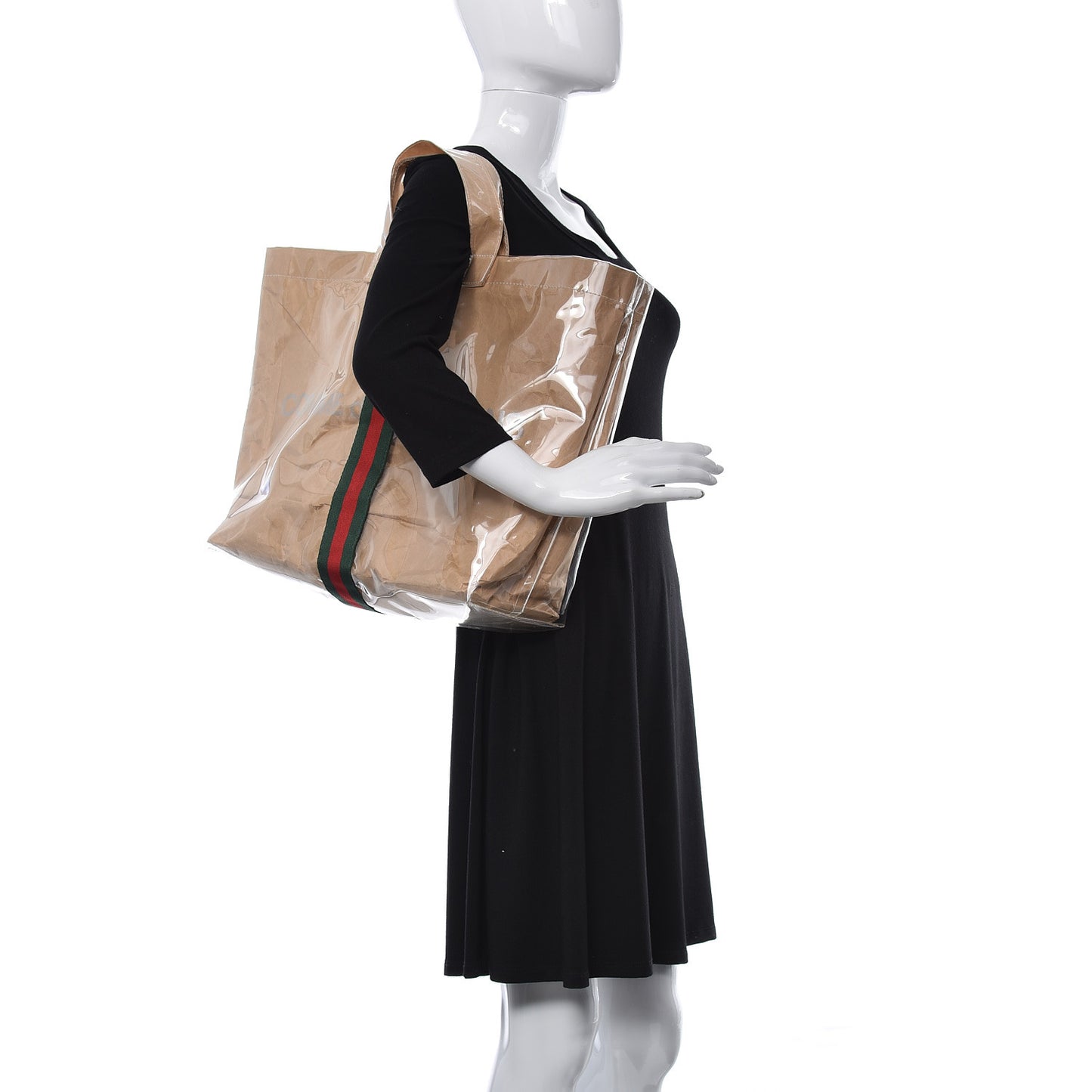 X Comme de Garçons Paper Plastic Web Shopper Tote