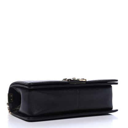 Chanel Caviar Quilted Medium Boy Flap Black 3 of 4