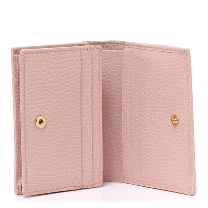 Gucci Dollar Calfskin GG Marmont Card Case Perfect Pink 5 of 7