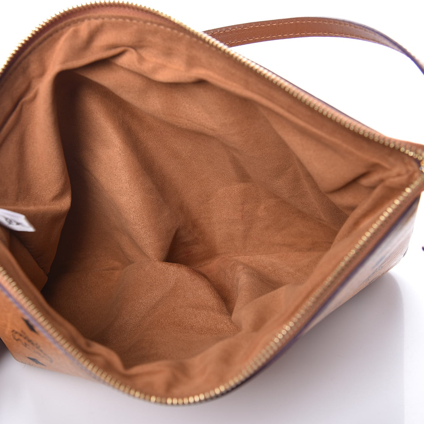 Visetos Medium Stark Wristlet Pouch Cognac