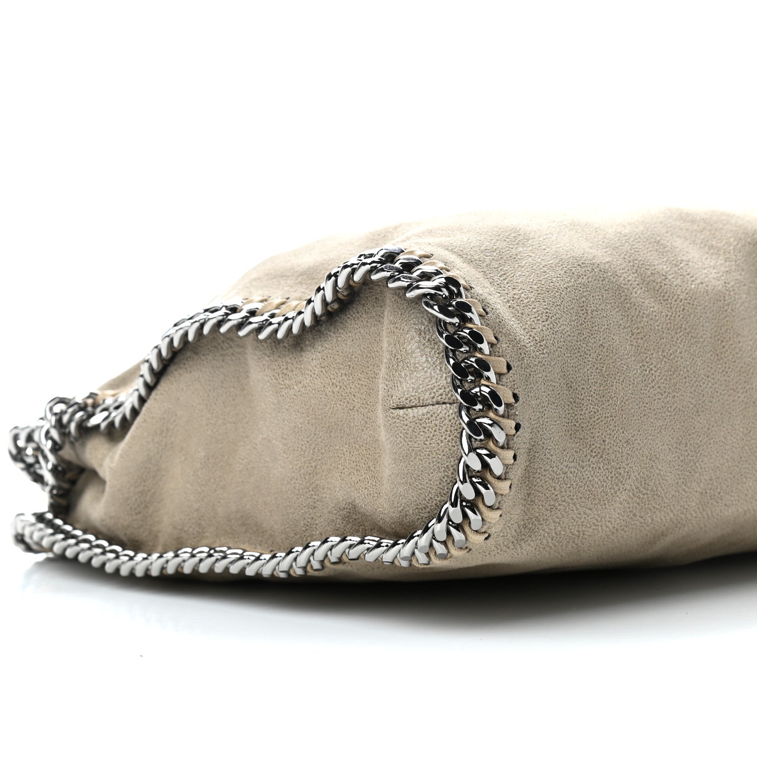 Stella McCartney Shaggy Deer Falabella Fold Over Tote Taupe 8 of 9