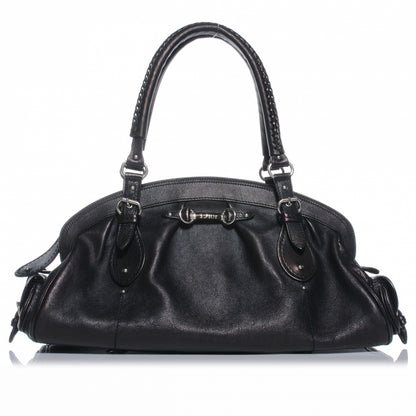 Christian Dior Leather My Dior Satchel Black 1 of 8