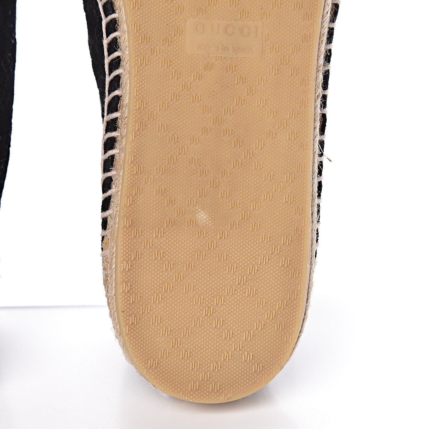 Gucci Suede Microguccissima Espadrilles 38.5 Black 10 of 14
