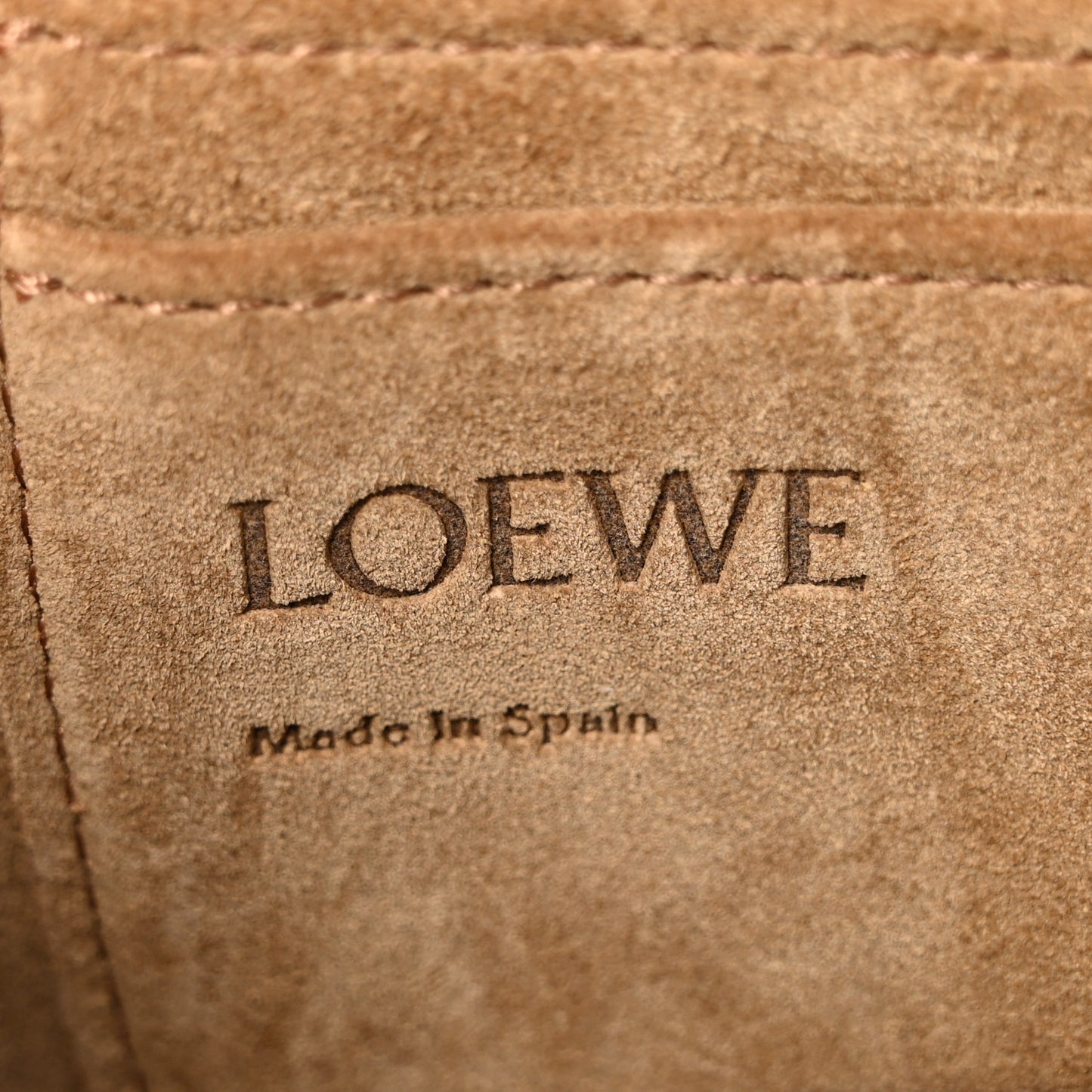 Calfskin Canvas Anagram Mini Gate Dual Bag Ecru Tan