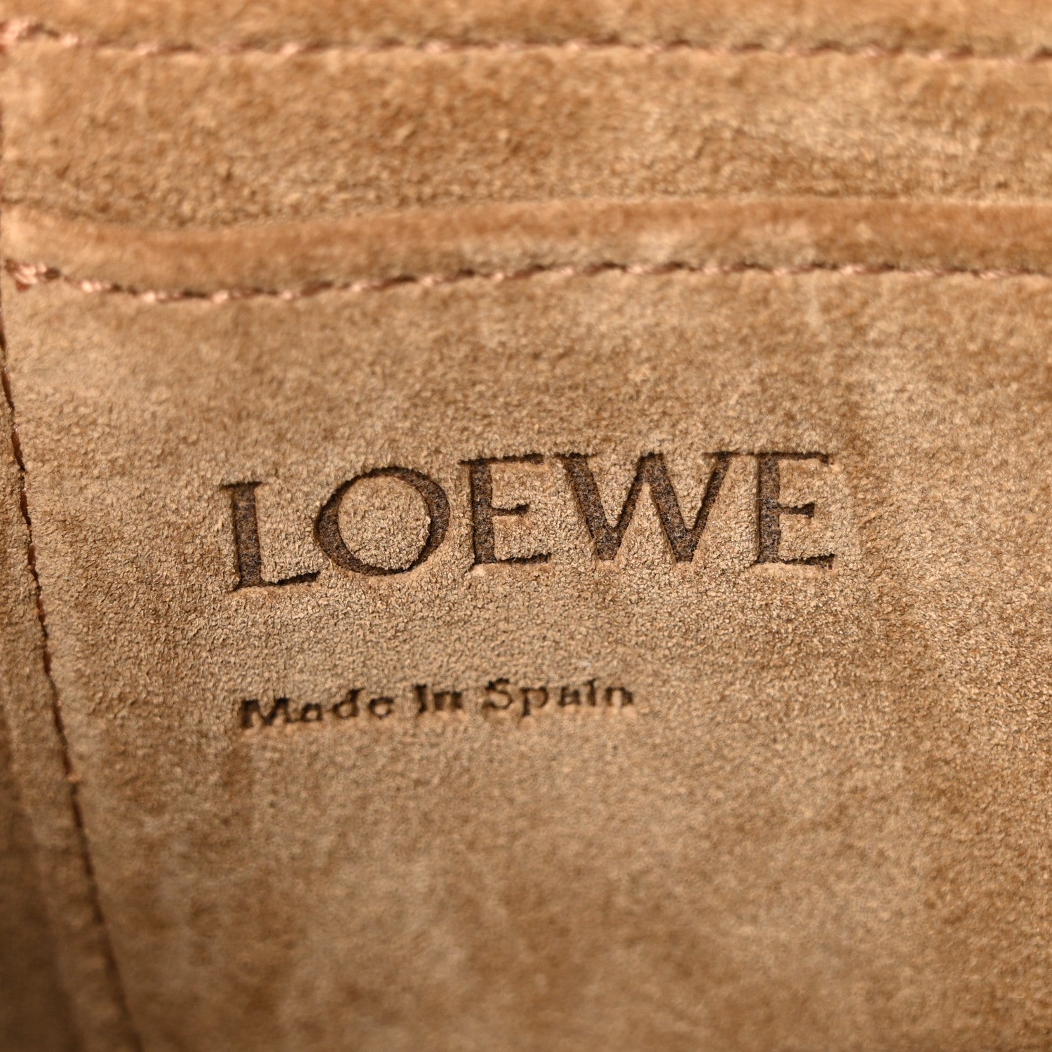 Loewe Calfskin Canvas Anagram Mini Gate Dual Bag Ecru Tan 6 of 10