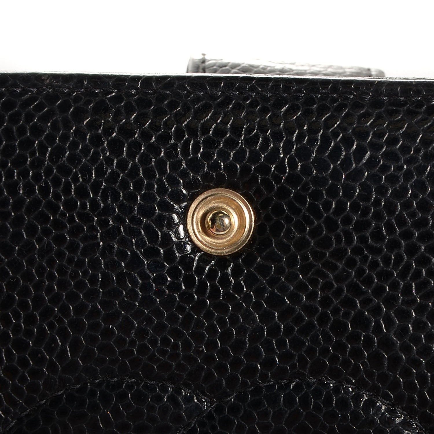 Chanel Caviar CC French Wallet Black 9 of 12