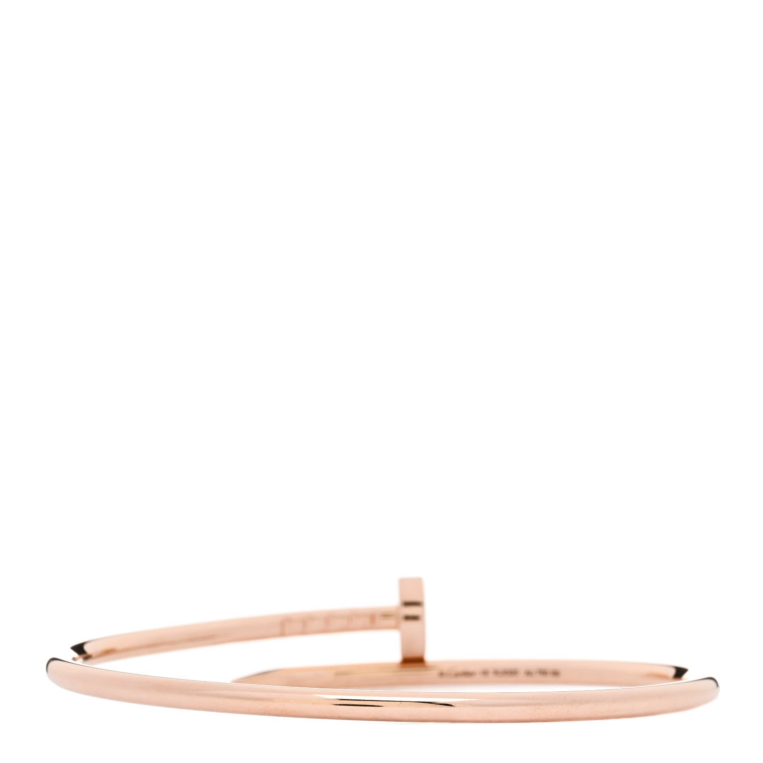Cartier 18K Pink Gold Small Juste Un Clou Bracelet 15 2 of 3