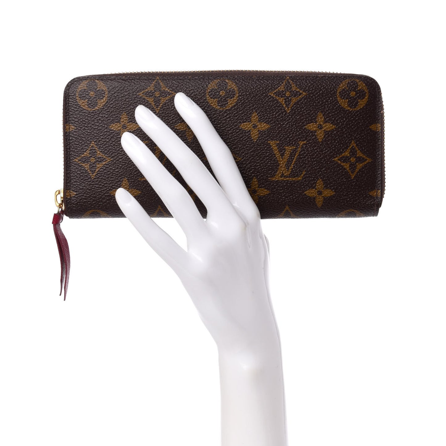 Monogram Clemence Wallet Fuchsia