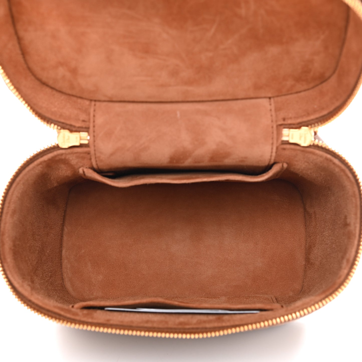 Lambskin Cannage Small Diortravel Vanity Case Cognac