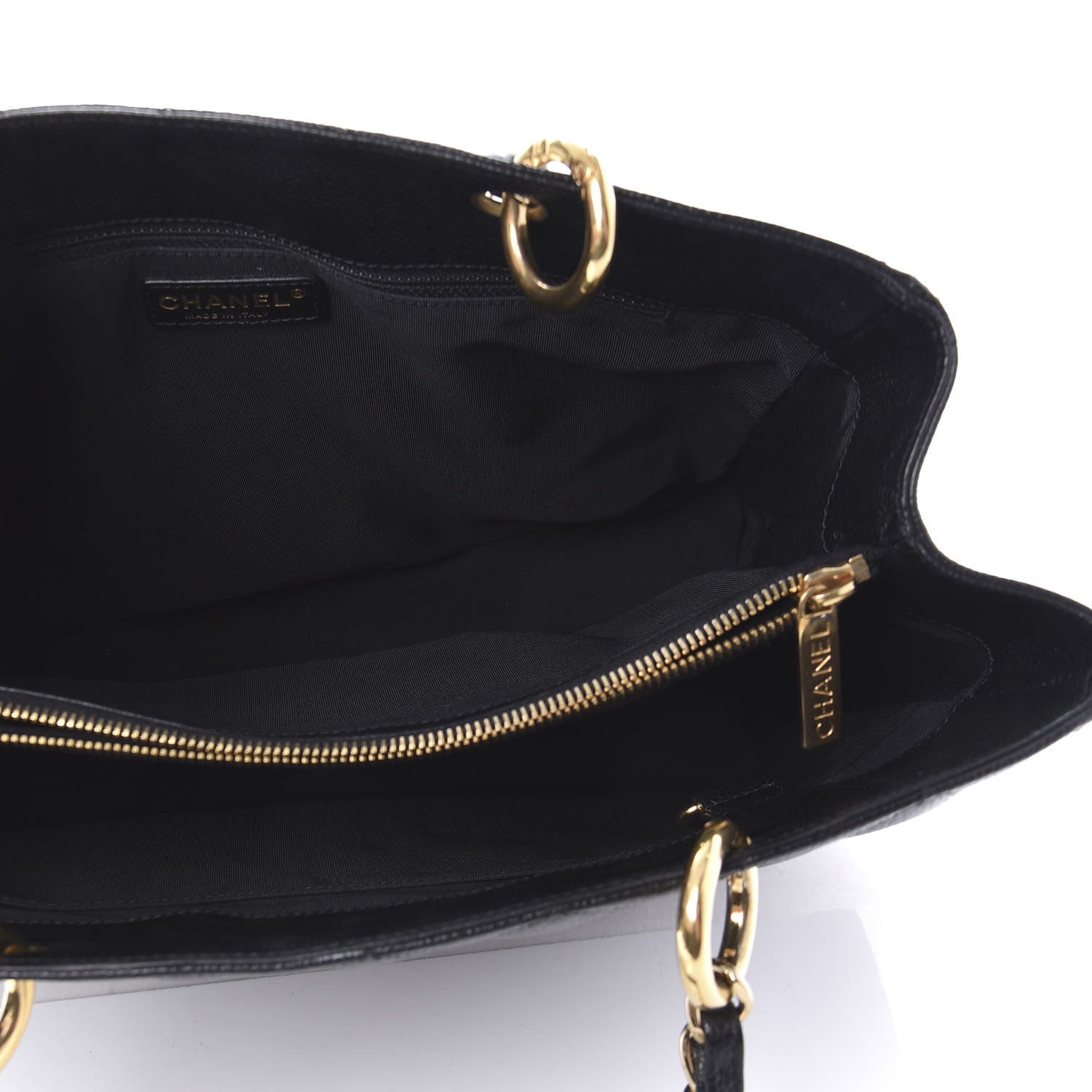 Chanel Caviar Quilted Grand Shopping Tote GST Black 5 of 11