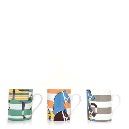 Hermes Porcelain Rocabar Mug Set of 3 1 of 7