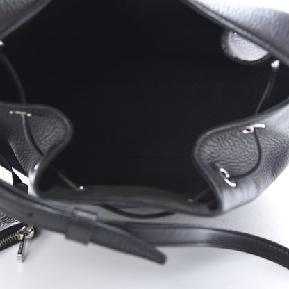 Givenchy Calfskin Small Lucrezia Drawstring Bucket Bag Black 5 of 11