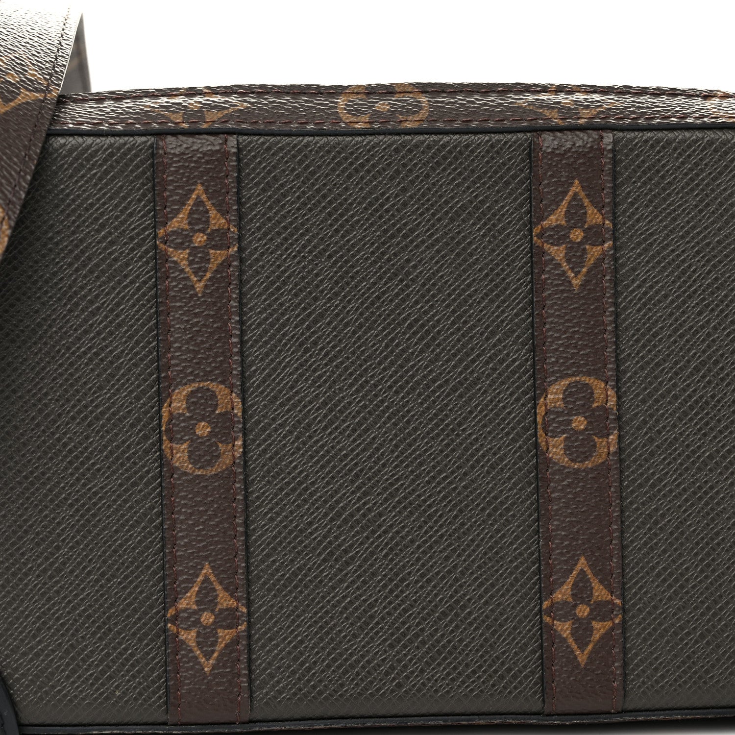 Louis Vuitton Taiga Monogram Soft Trunk Wallet Khaki Green 8 of 10