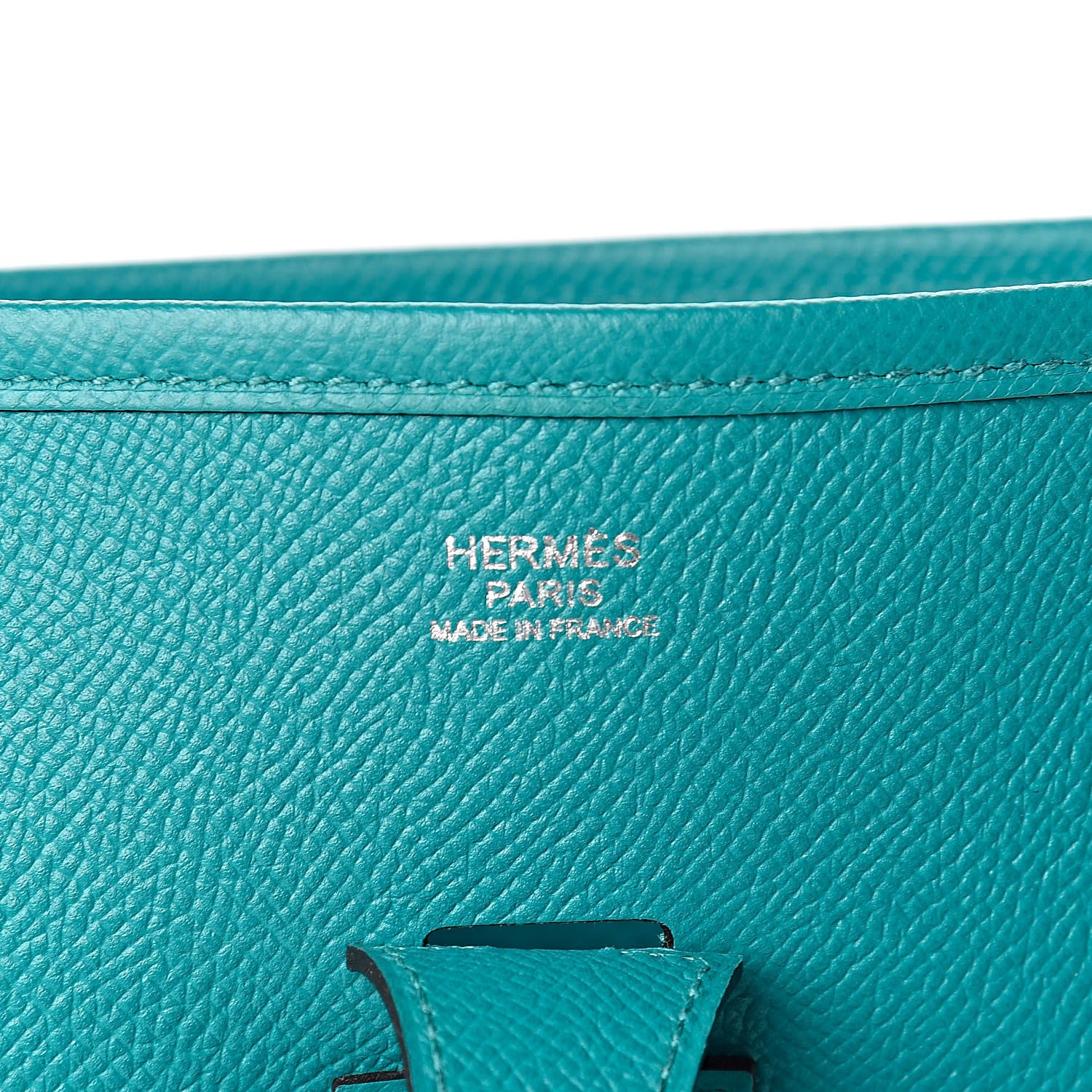 Hermes Epsom Evelyne III PM Bleu Paon 6 of 12