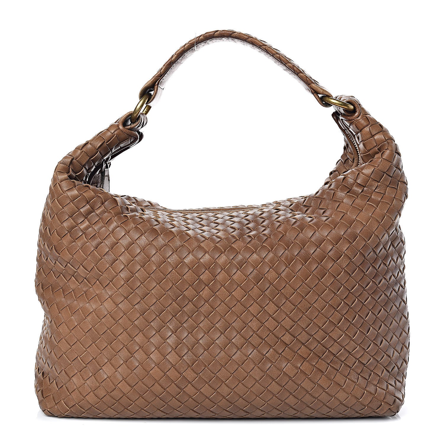 Bottega Veneta Nappa Intrecciato Pyramid Hobo Noce 1 of 11