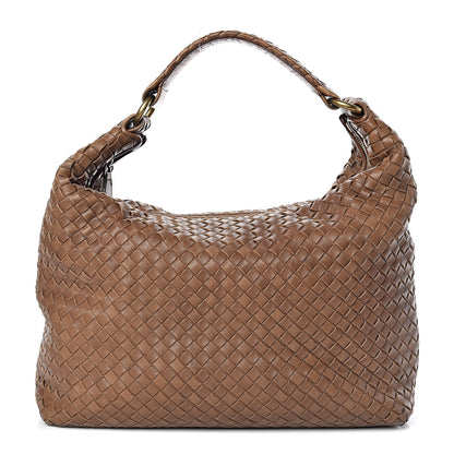 Bottega Veneta Nappa Intrecciato Pyramid Hobo Noce 1 of 11