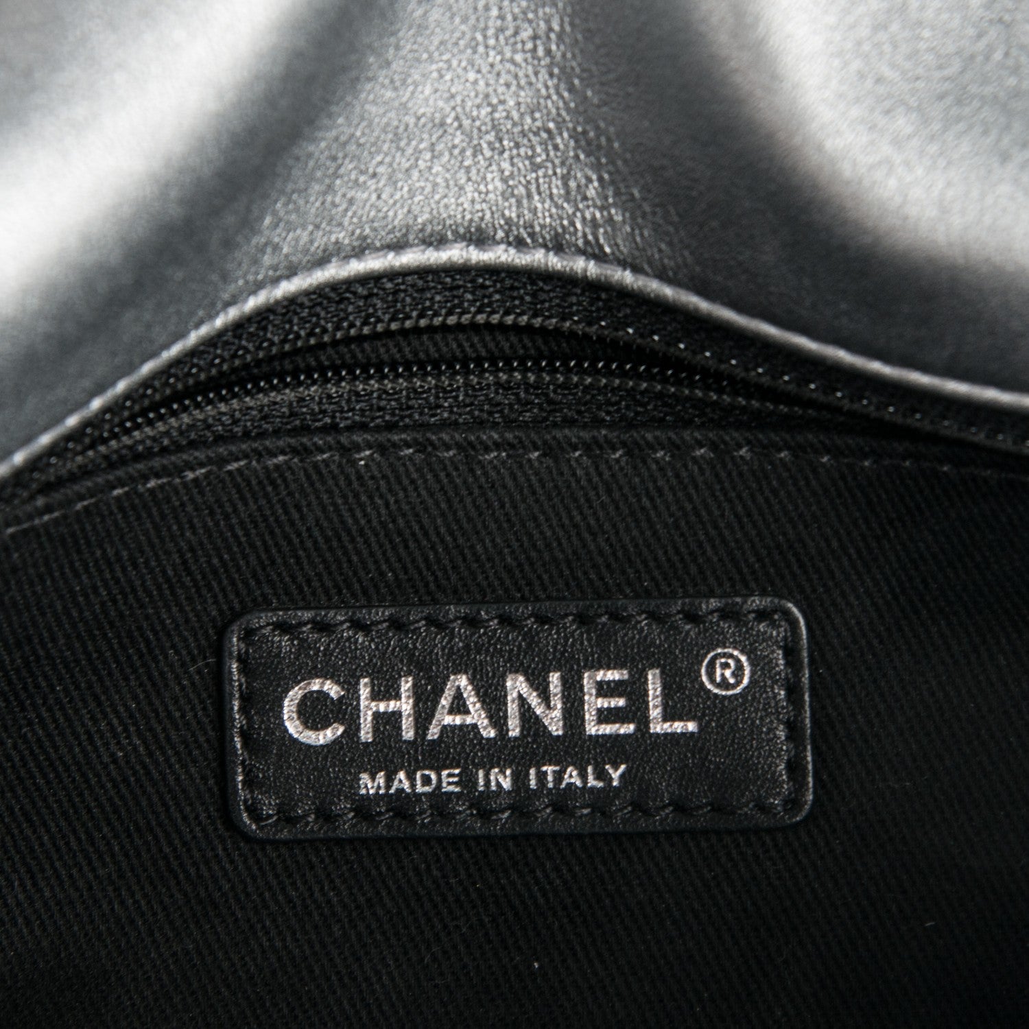 Chanel Metallic Lambskin Symbols Medium Single Flap Silver 6 of 7