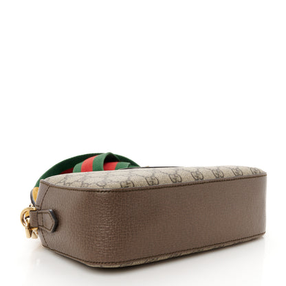 Gucci GG Supreme Monogram Web Neo Vintage Shoulder Bag Beige New Acero Crop 4 of 11