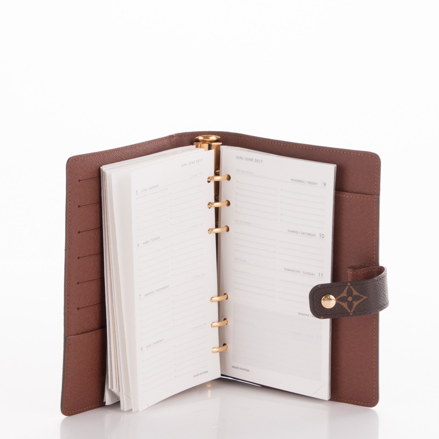 Louis Vuitton Monogram Medium Ring Agenda Cover 6 of 7