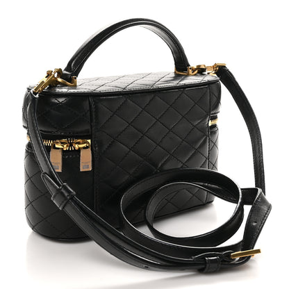 Saint Laurent Lambskin Quilted Mini Gaby Vanity Case Black 3 of 10