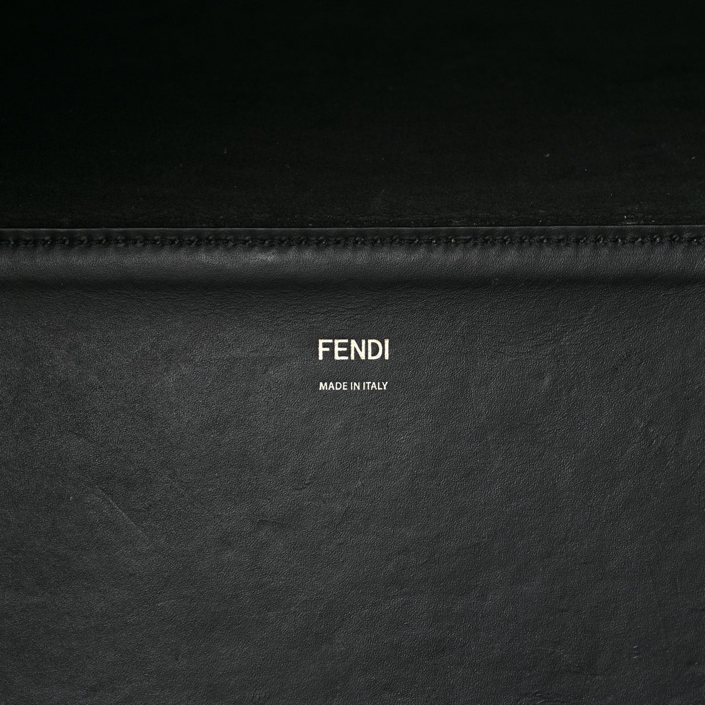 Vitello King Plexiglass Medium Fendi Sunshine Shopper Tote Black