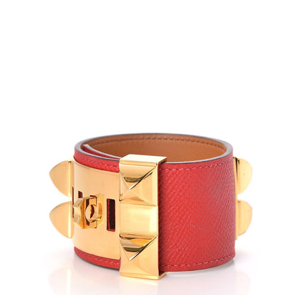 Hermes Epsom Collier de Chien CDC Bracelet S Rouge Casaque 3 of 7