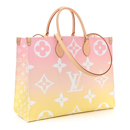 Louis Vuitton Monogram Giant By The Pool Onthego GM Light Pink 3 of 10