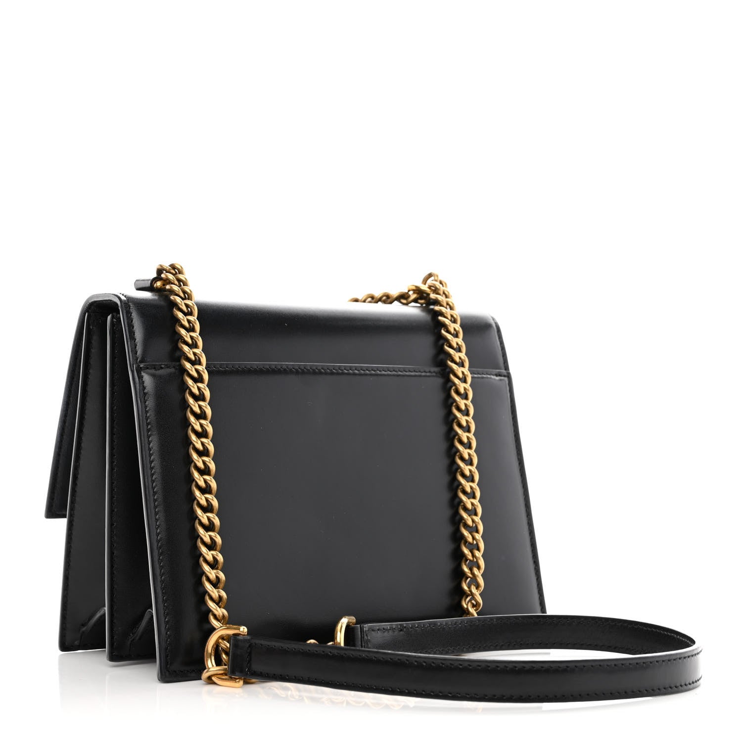 Balenciaga Box Calfskin S Sharp Chain Shoulder Bag Black 3 of 10
