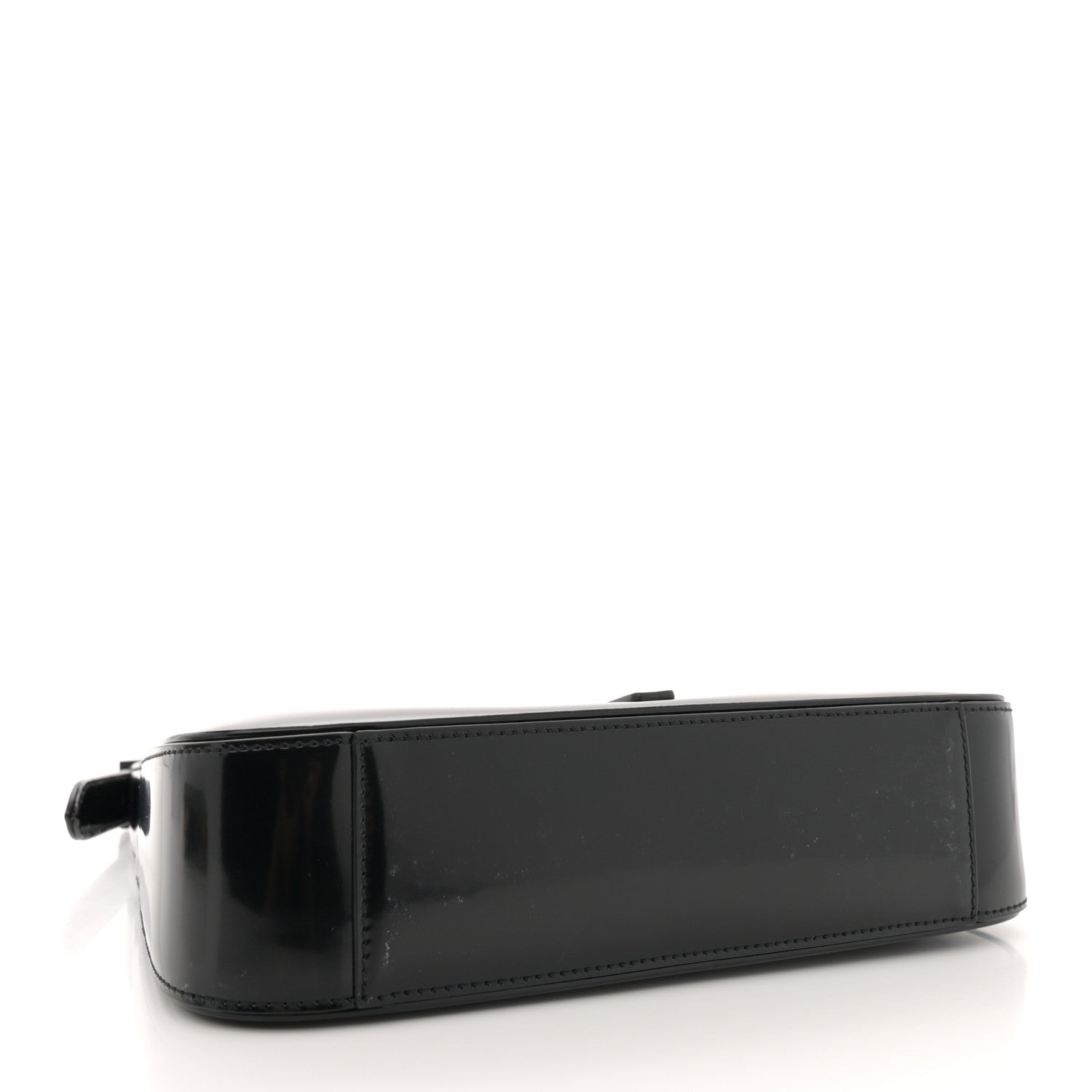 Saint Laurent Patent Calfskin Monochrome Le 5 A 7 Hobo Black 4 of 11