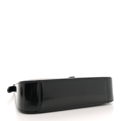 Saint Laurent Patent Calfskin Monochrome Le 5 A 7 Hobo Black 4 of 11