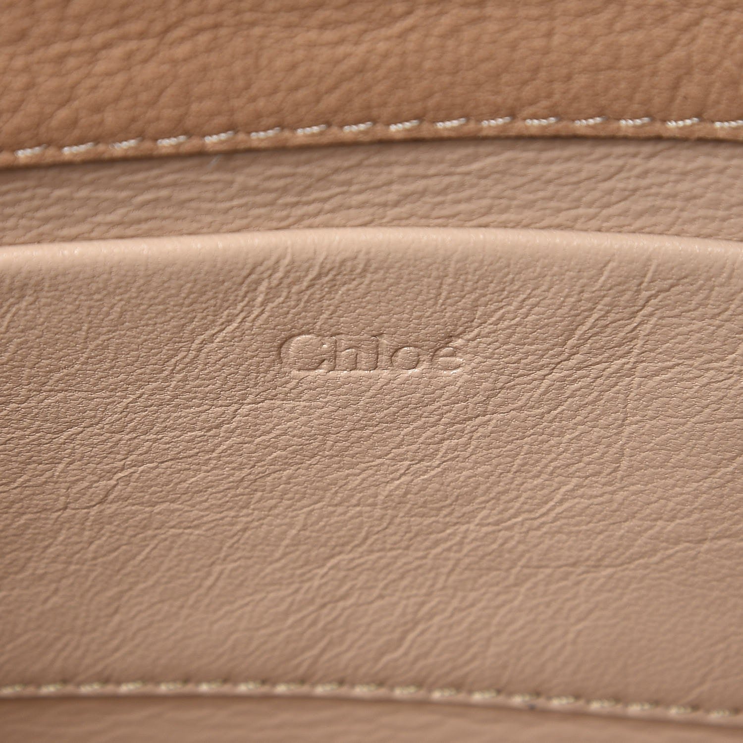 Chloe Calfskin Small Nile Bracelet Minaudiere Bag Biscotti Beige 6 of 7