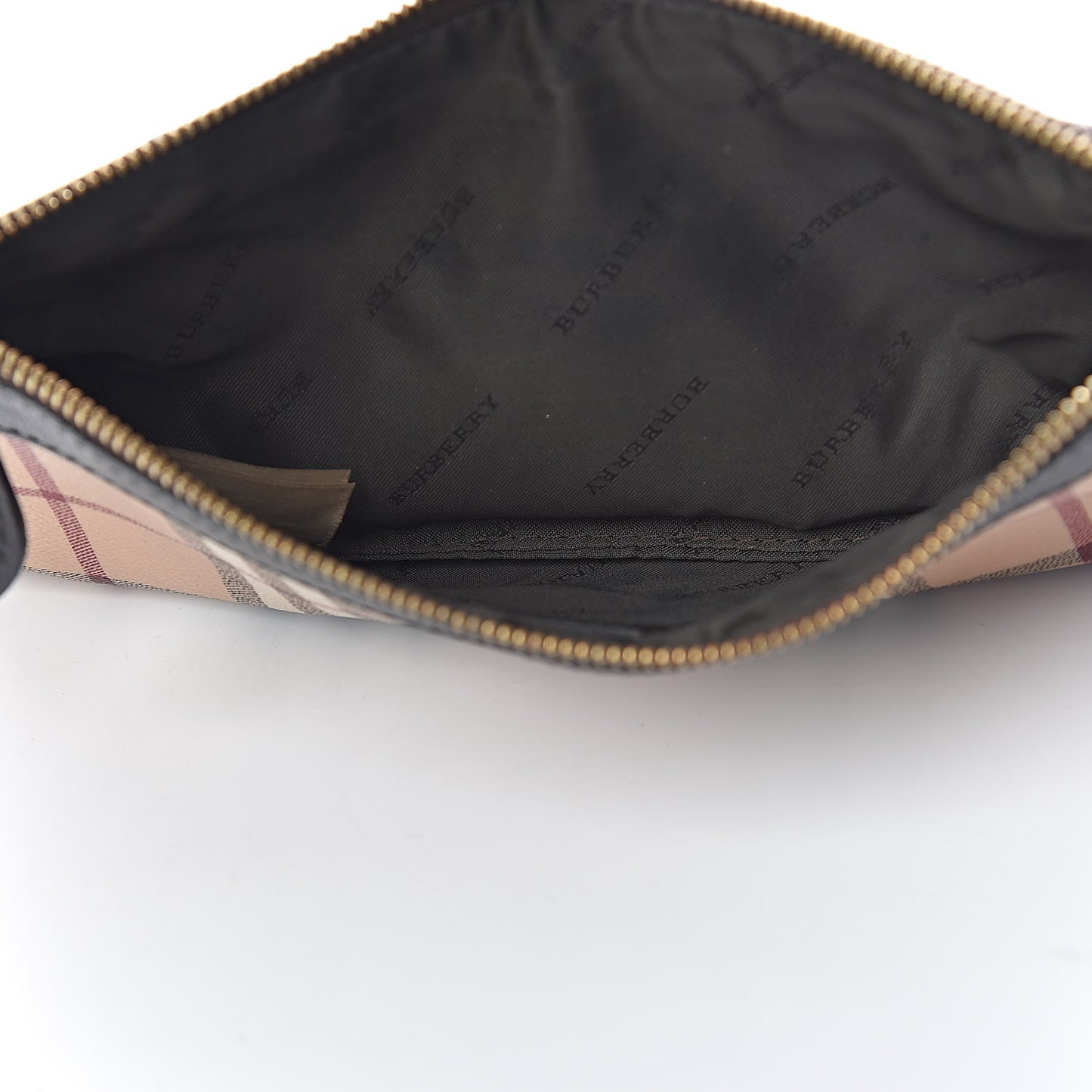 Haymarket Check Adeline Foldover Clutch Brown
