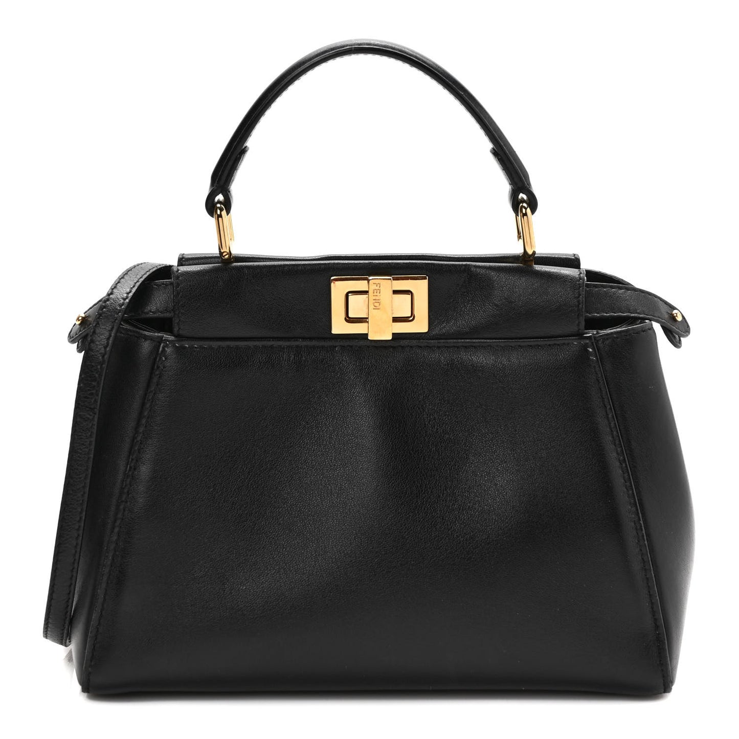 Nappa Mini Peekaboo Iconic Satchel Black