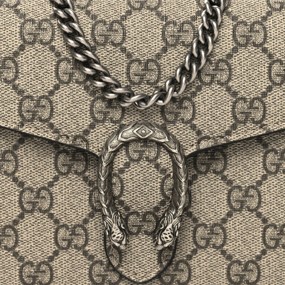 Gucci GG Supreme Monogram Mini Dionysus Chain Wallet Beige Taupe 7 of 9