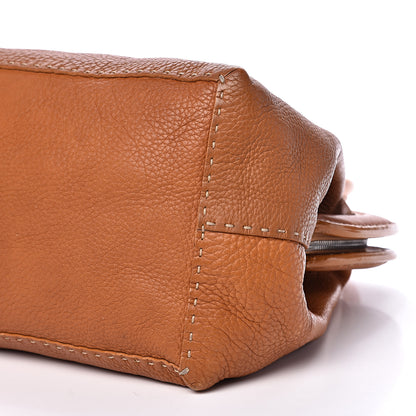Fendi Calfskin Romano Selleria Adele 1328 Bag Brown 7 of 18