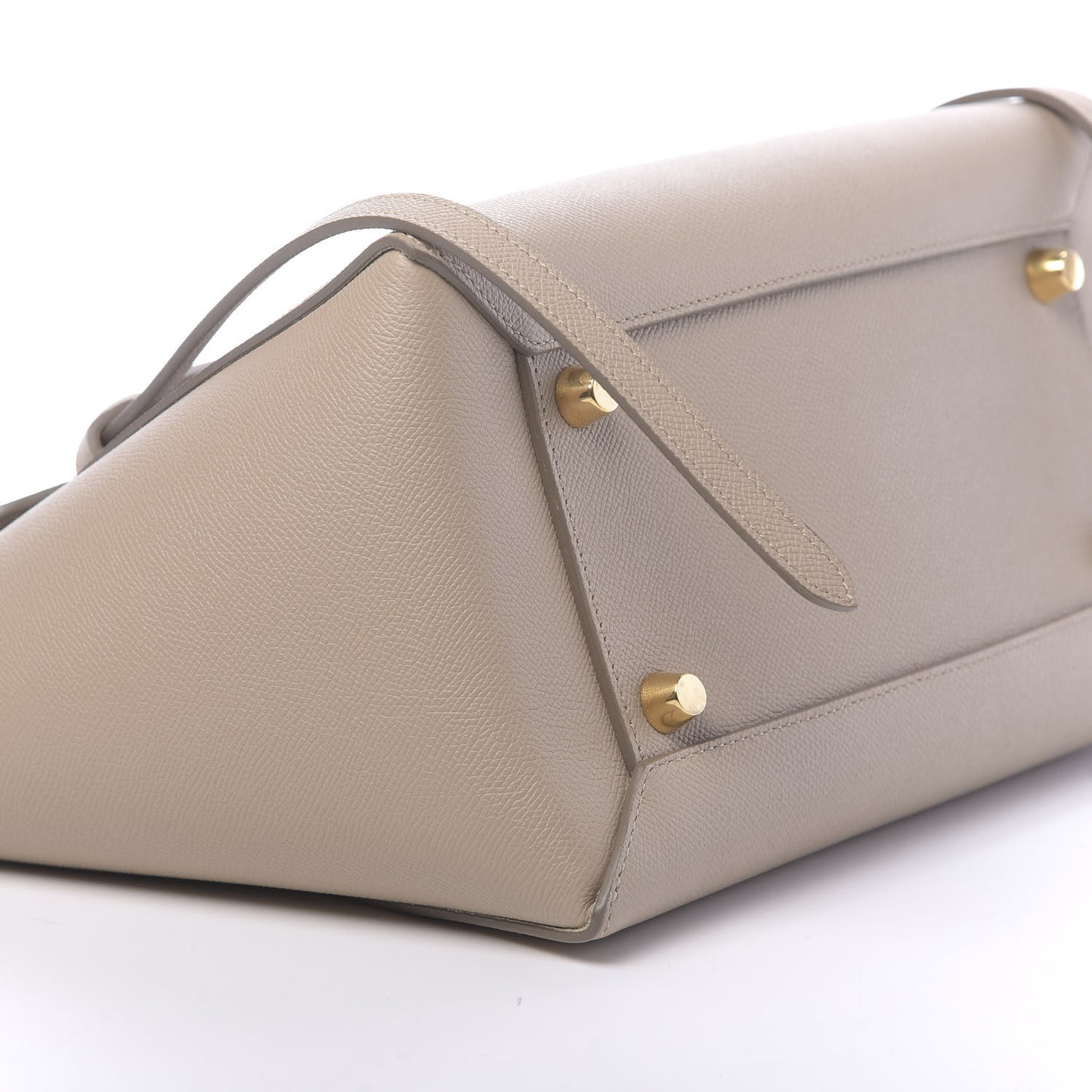 Grained Calfskin Mini Belt Bag Light Taupe
