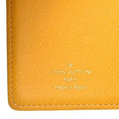 Louis Vuitton Monogram Groom Small Ring Agenda Cover Yellow 14 of 16