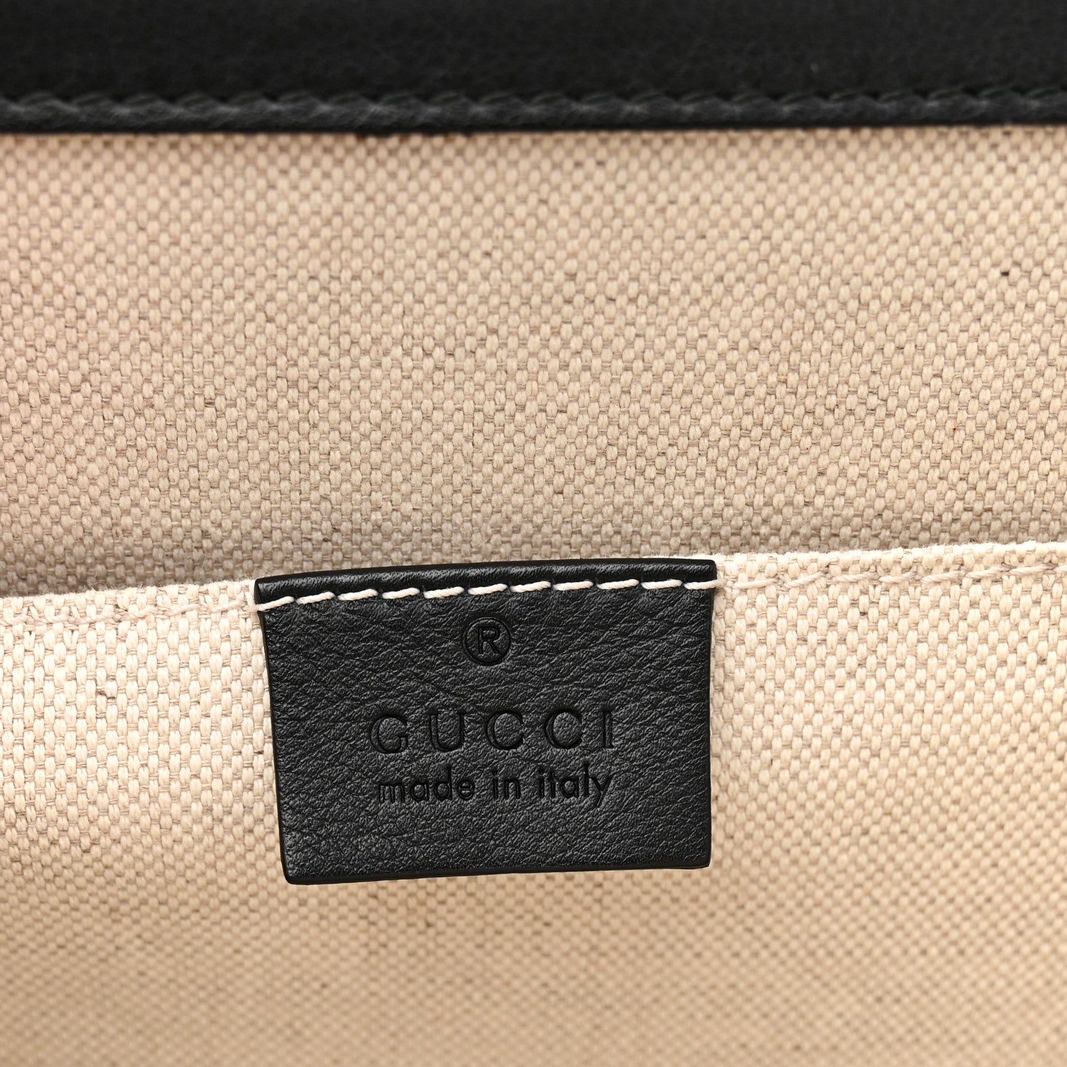 Gucci Calfskin Bamboo Web Large Dionysus Top Handle Bag Black