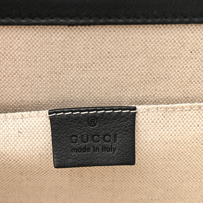Gucci Calfskin Bamboo Web Large Dionysus Top Handle Bag Black Bright Evergreen Hibiscus Red 6 of 12