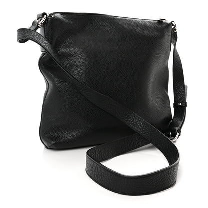 Gucci Pebbled Calfskin Medium Soho Messenger Bag Black 3 of 13