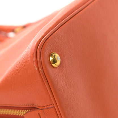 Prada Saffiano Lux Medium Promenade Tote Papaya 14 of 19