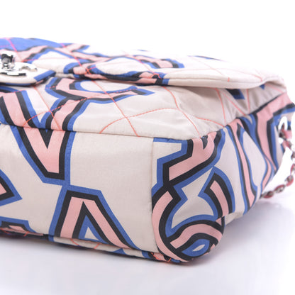 Chanel Nylon Printed Maxi Flap Multicolor 9 of 10