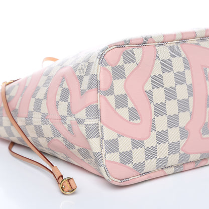 Louis Vuitton Damier Azur Tahitienne Neverfull MM 9 of 12